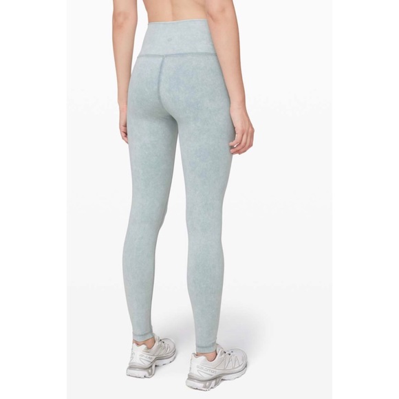 Lululemon legging wunder under color:snow washed